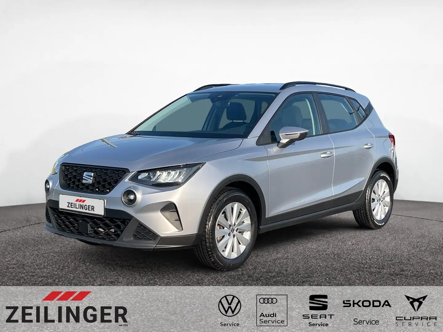 SEAT Arona Reference TSI|5-J-GAR|LED|SHZ|TEMPOMAT| Silber - 1