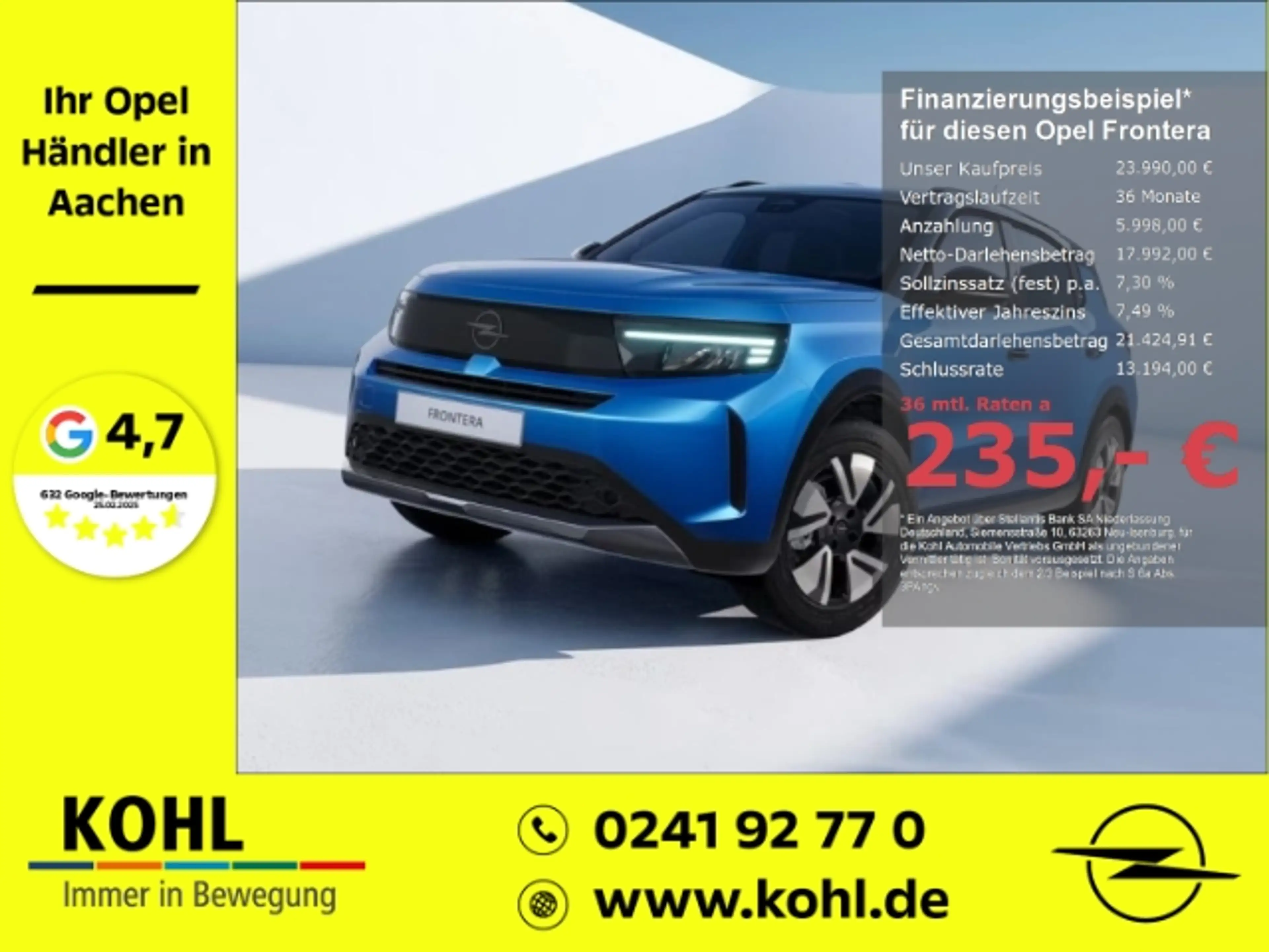 Opel Frontera Ultimate Hybrid 145PS LED Keyless Navi Rückfahrkam
