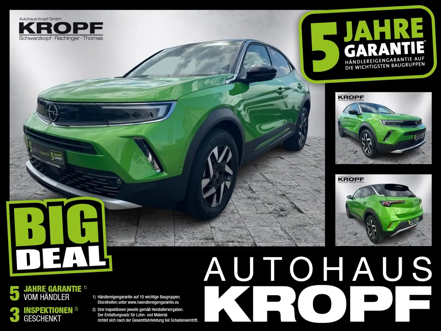 Opel Mokka 1.2 Turbo Elegance LED+SHZ+Fernlichtass. Vert - 1