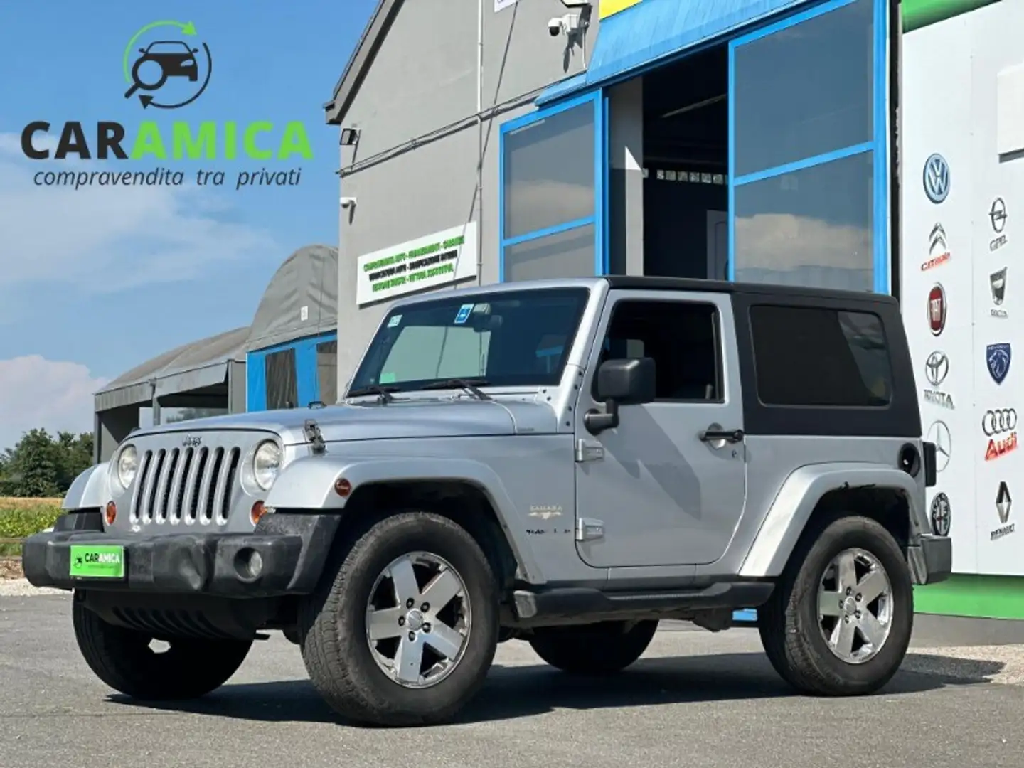 Jeep Wrangler Wrangler 2.8 CRD DPF Sahara Auto Grigio - 1