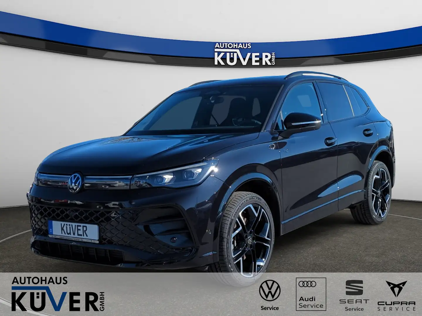 Volkswagen Tiguan R-Line 2,0 TDI DSG 4M+Navi+Pano+ACC+AHK Schwarz - 1
