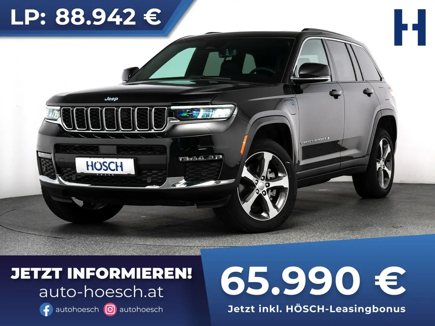Jeep Grand Cherokee 4xe PHEV Limited LEDER ASSISTENZ ACC ++ Schwarz - 1