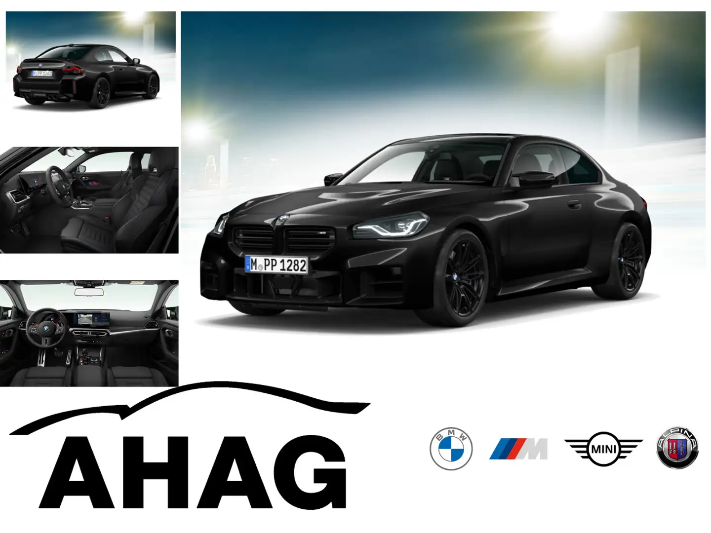 BMW M2 Coupe Navi Leder Tempom.aktiv Glasdach Bluetooth M Schwarz - 1