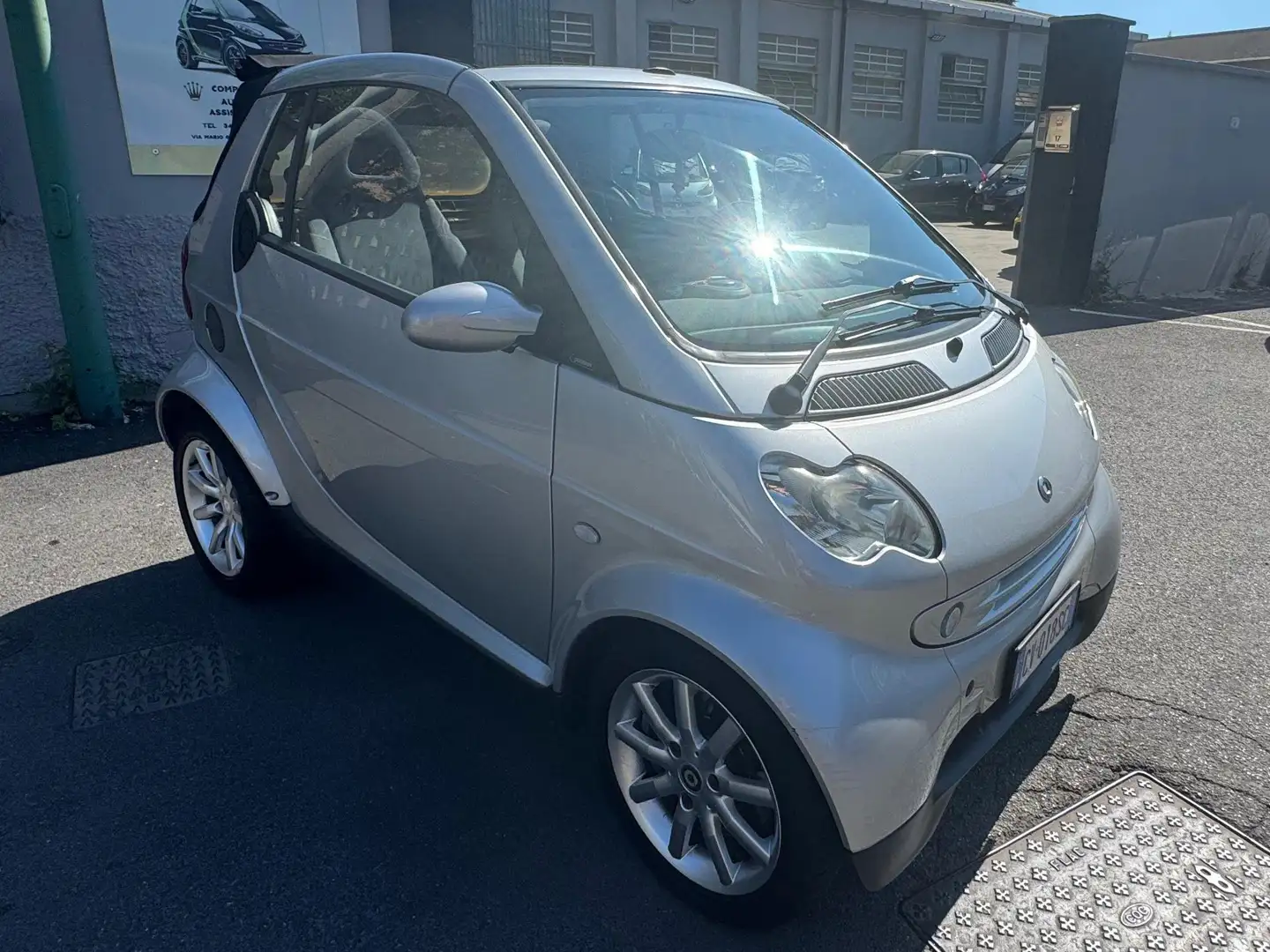 smart forTwo Fortwo I 1998 Cabrio Cabrio 0.7 Passion 61cv Argento - 2