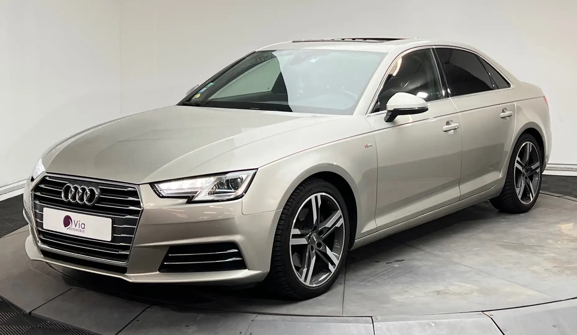 Audi A4 2.0 TDI 150 S tronic 7 S line - suivi complet - distrib ok Grijs - 1