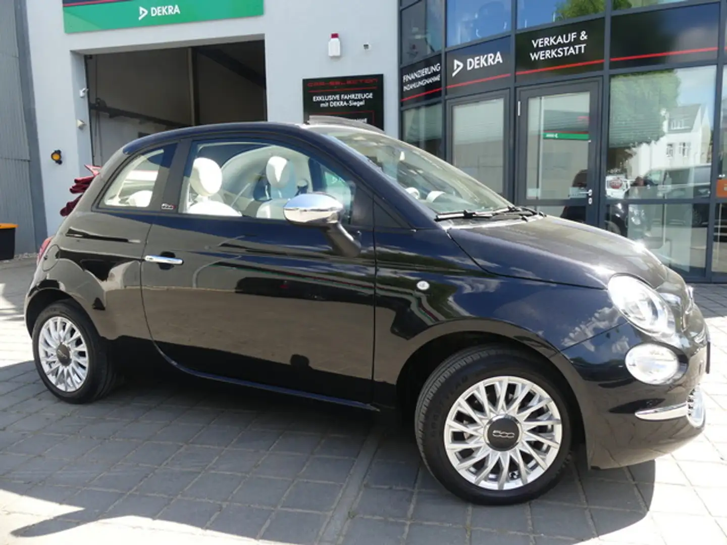 Fiat 500C 1.0 GSE Hybrid Lounge Cabrio DAB/TEMPOMAT Negro - 1