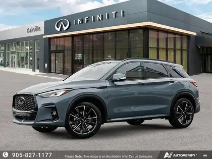 Gray 2025 INFINITI QX50 Sport AWD SUV / Crossover All-Wheel Drive Continuously Variable Transmission