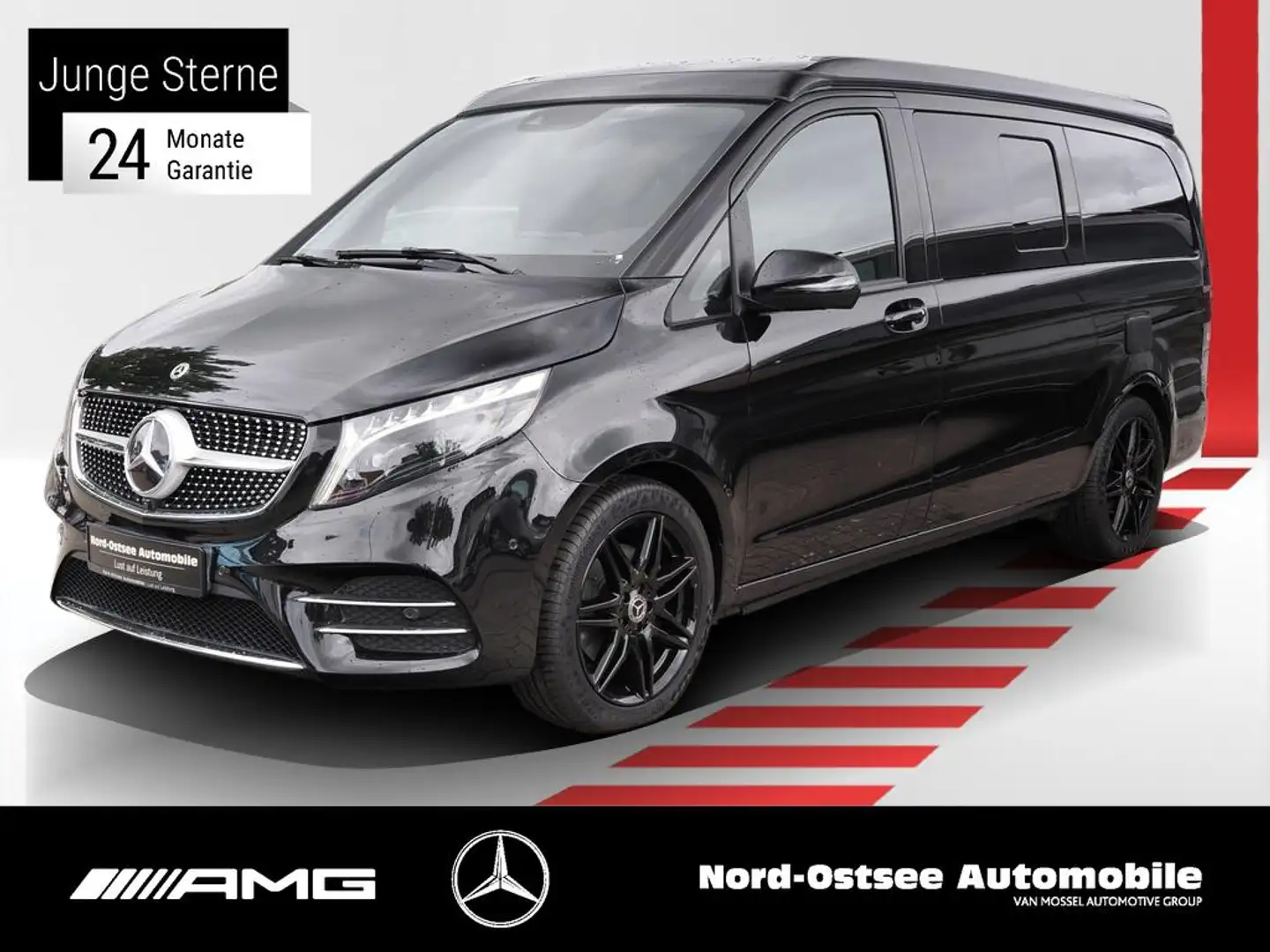 Mercedes-Benz Marco Polo V 220  EDITION AMG DISTR GSHD STDHZ Schwarz - 1