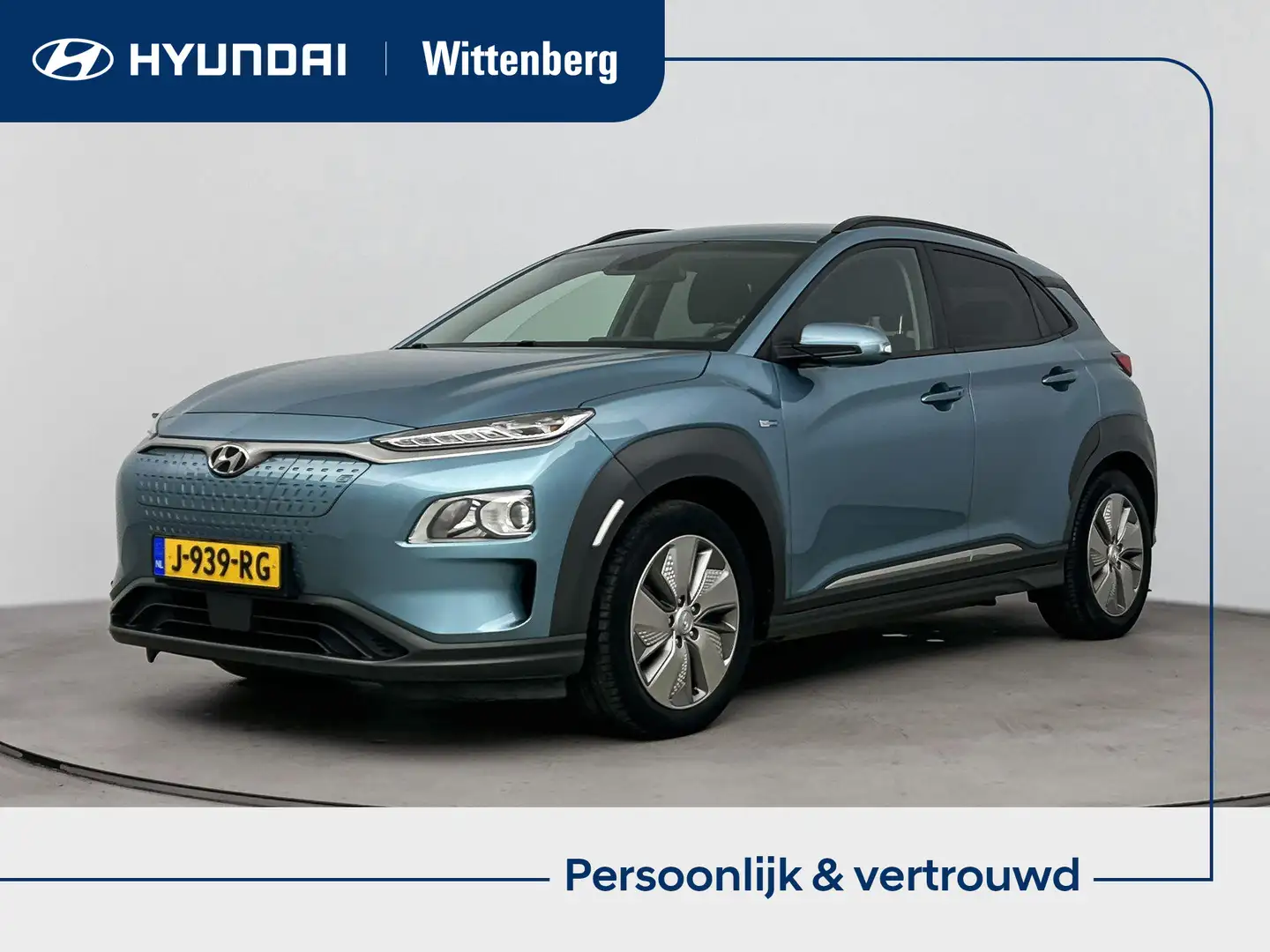 Hyundai KONA Electric Fashion 64 kWh | Trekhaak | 3fase | Navig Blauw - 1