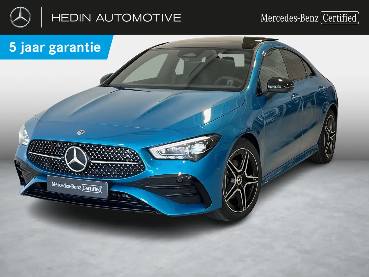 Mercedes-Benz CLA 180 Coupé AMG Line | Panoramisch Dak | Head-Up Display Blau - 1
