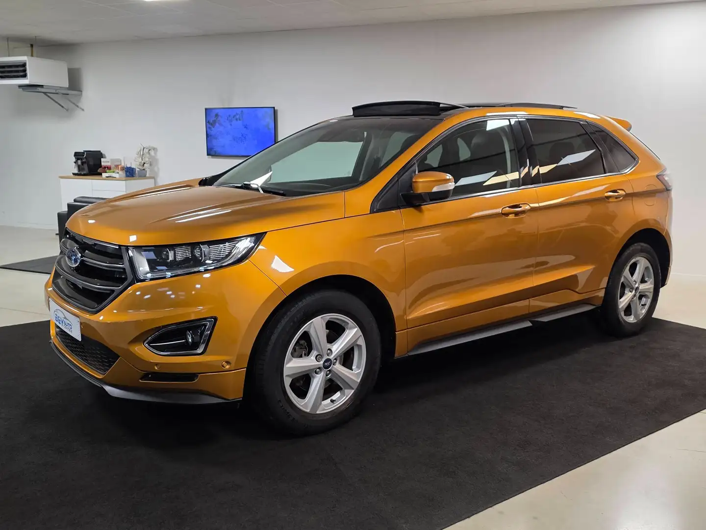 Ford Edge 2.0 TDCi Bi-Turbo 4x4 Sport - Pano dak - Leder Oranje - 2