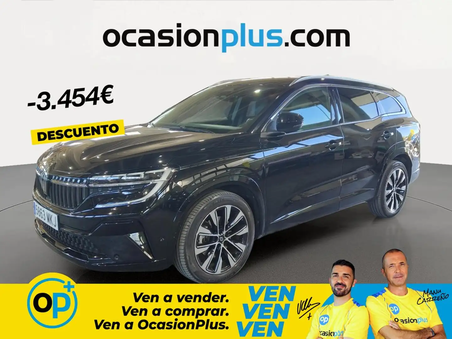 Renault Espace 1.2 E-Tech Híbrido Techno 146kW Negro - 1