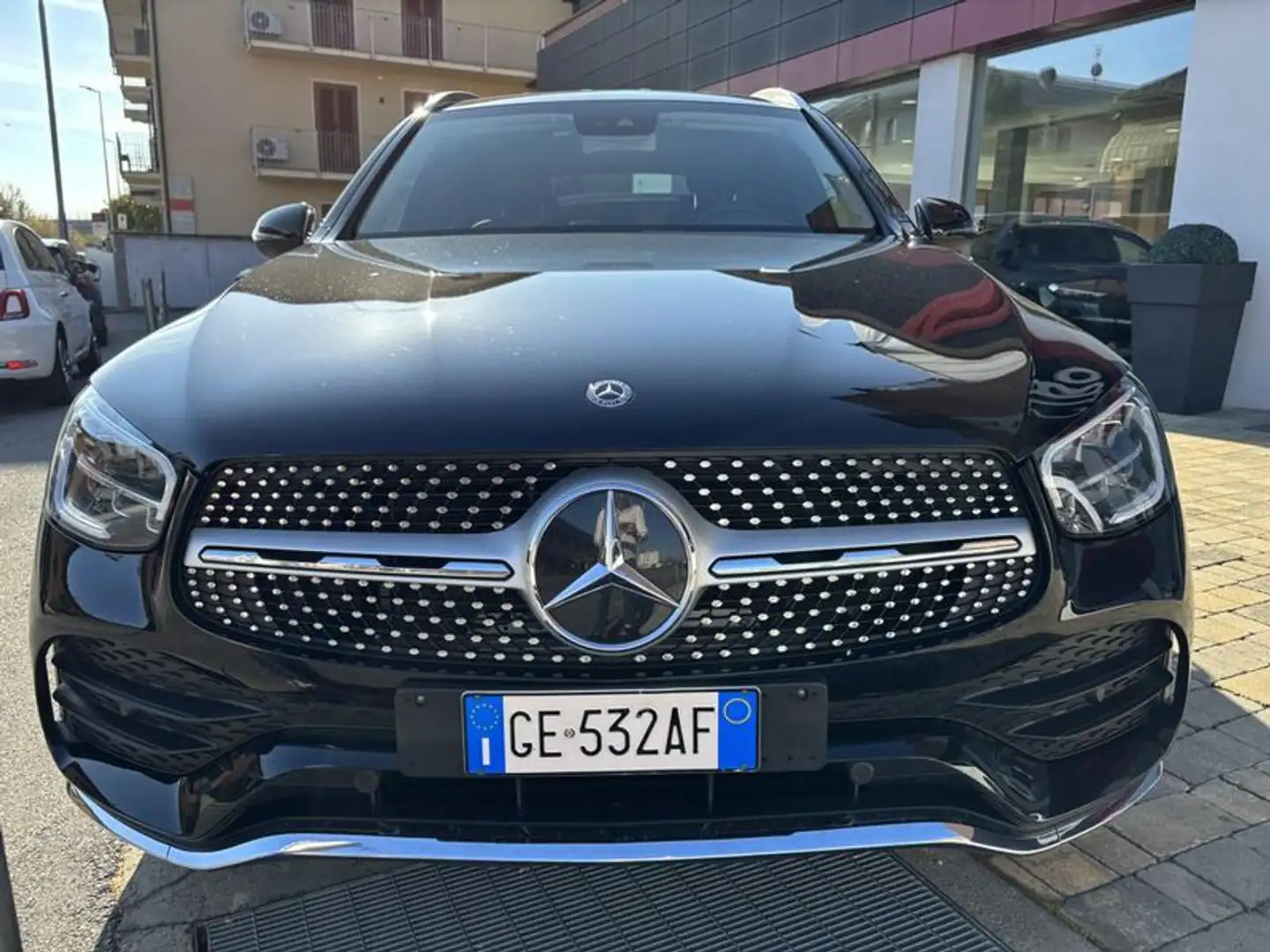 Mercedes-Benz GLC 220 d 4Matic Premium AMG-NAVI-LED-64 COLORI-EASY PACK Nero - 2