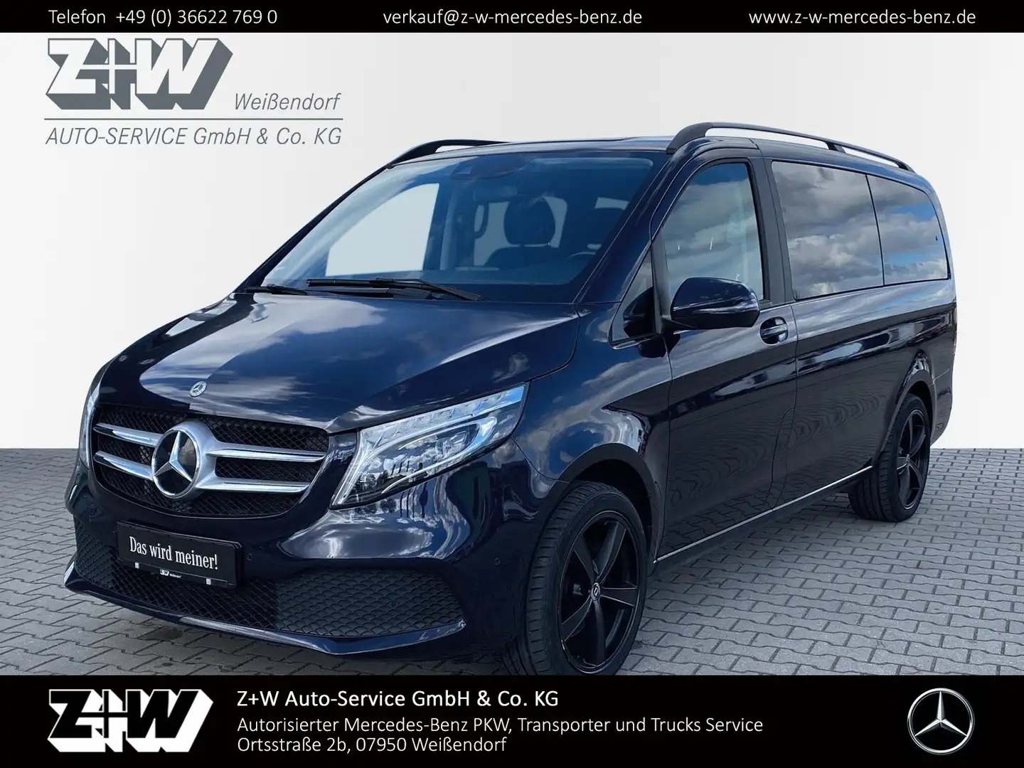 Mercedes-Benz V 250 V 250 d 4MATIC Lang AHK*SHZ*4MATIC*8SITZ Blau - 1