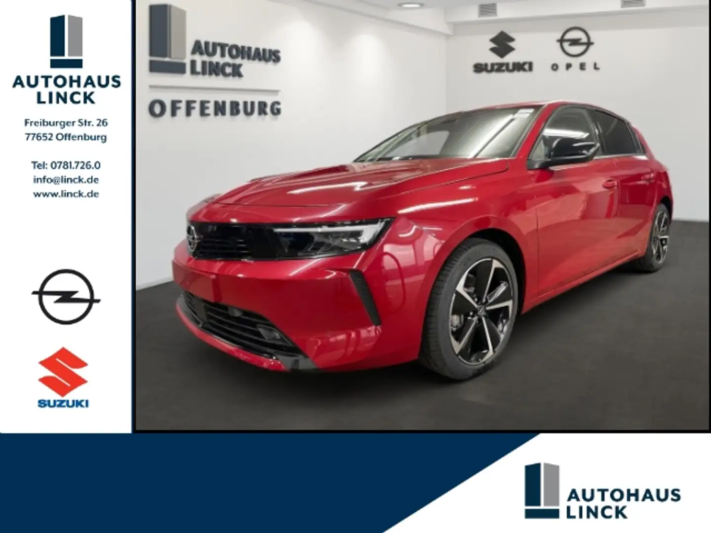 Opel Astra Edition 1.2 Turbo EU6e *AHZ*Navi*Lenkradheizung* Rot - 1