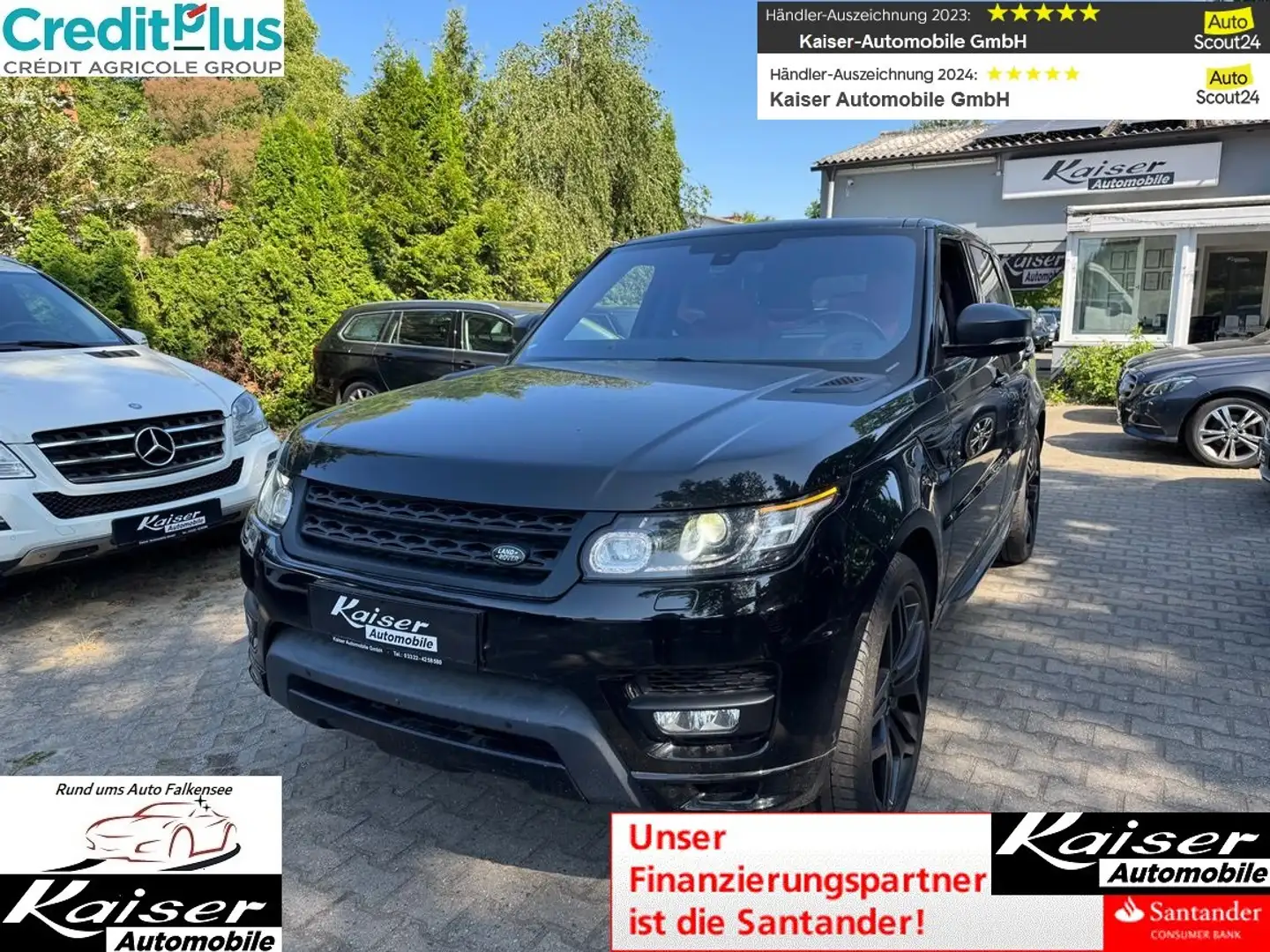 Land Rover Range Rover Sport Autobiography Dynamic-Vollausstattung-Top Zustand Schwarz - 1