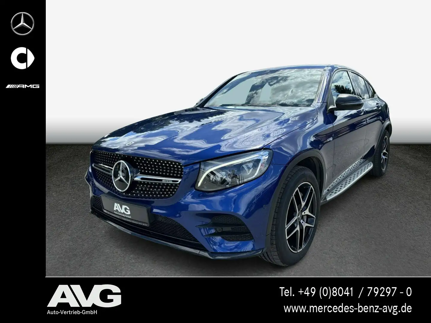 Mercedes-Benz GLC 43 AMG Mercedes-AMG GLC 43 4MATIC Coupé AHK/NIGHT/BUR BC Azul - 1