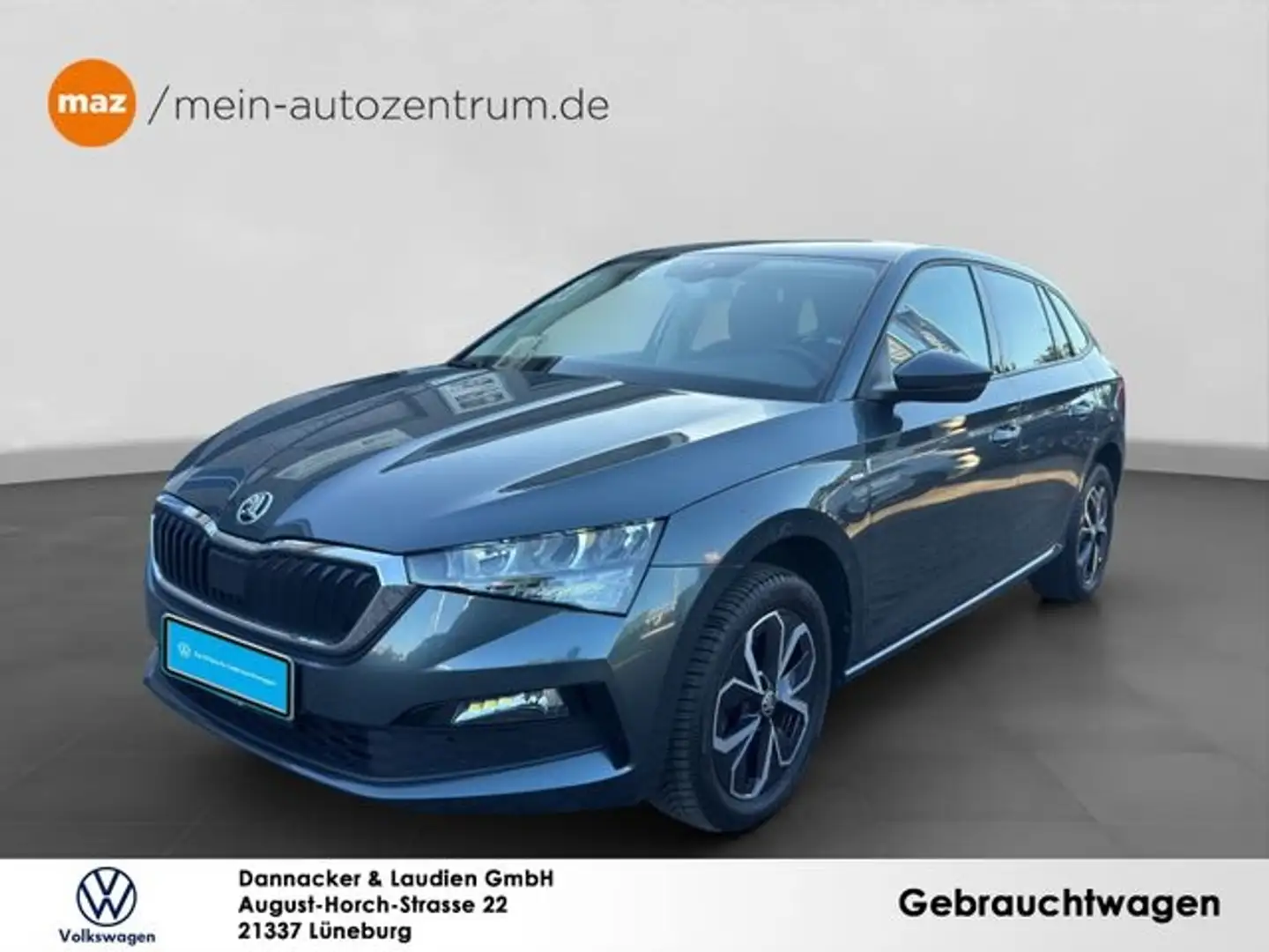 Skoda Scala 1.0 TSI Drive 125 Alu AHK Smart Link ACC K Grau - 2
