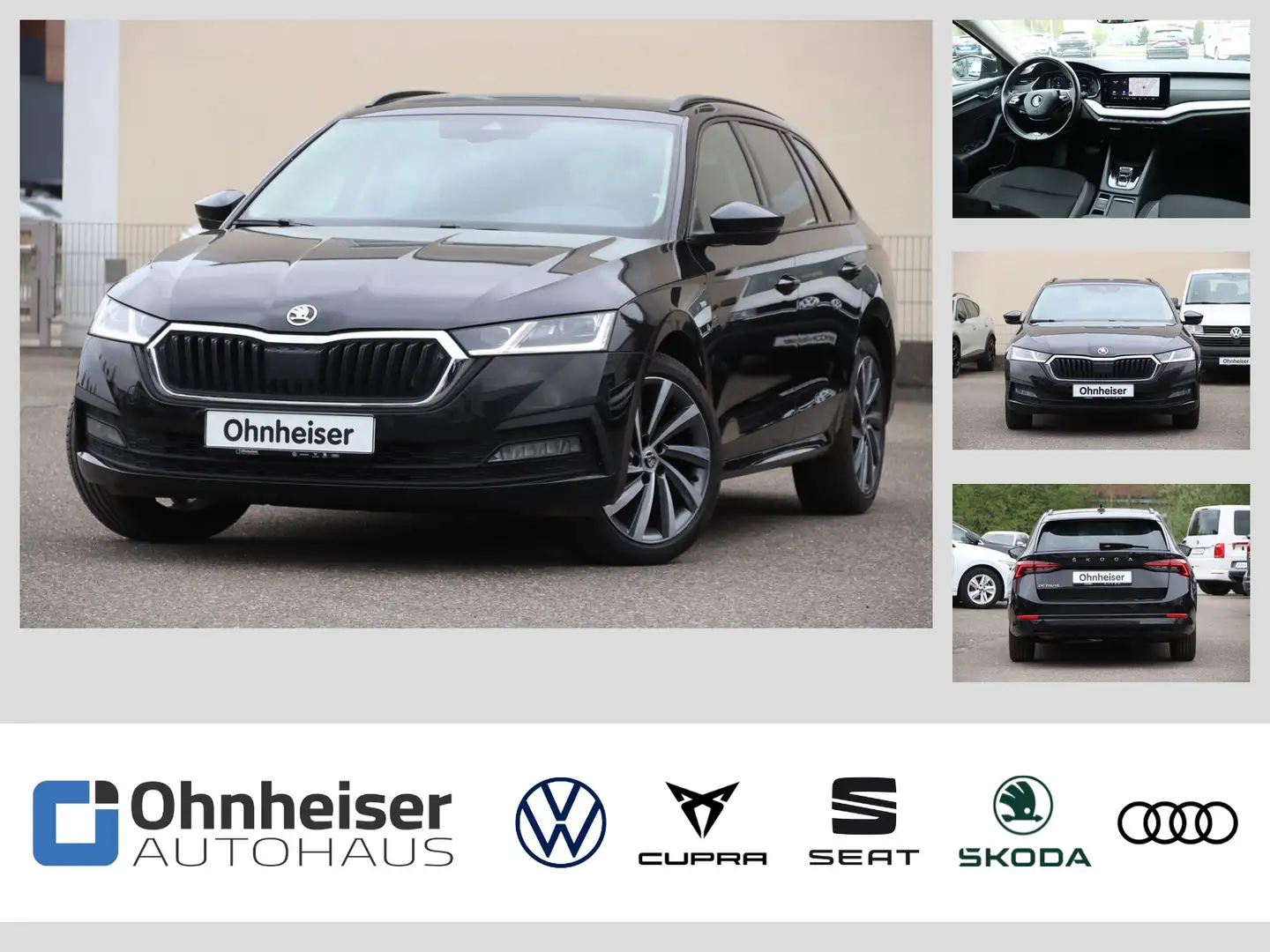 Skoda Octavia Combi 2.0 TDI Tour DSG*AHK*NAVI*SHZ*ALU*NS Schwarz - 1