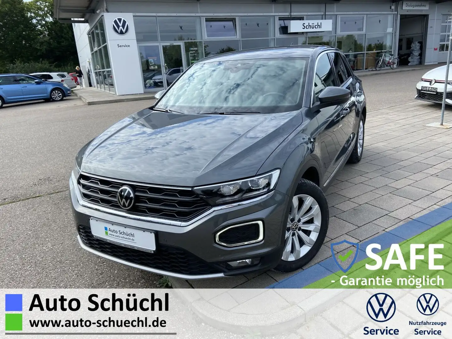 Volkswagen T-Roc 2.0 TDI DSG 4-MOTION Sport FAHRERASSISTENZ Grau - 1