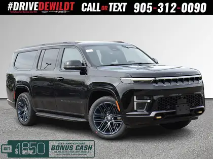 Black 2026 Jeep Grand Wagoneer L SUV / Crossover Four-Wheel Drive 8-Speed Automatic