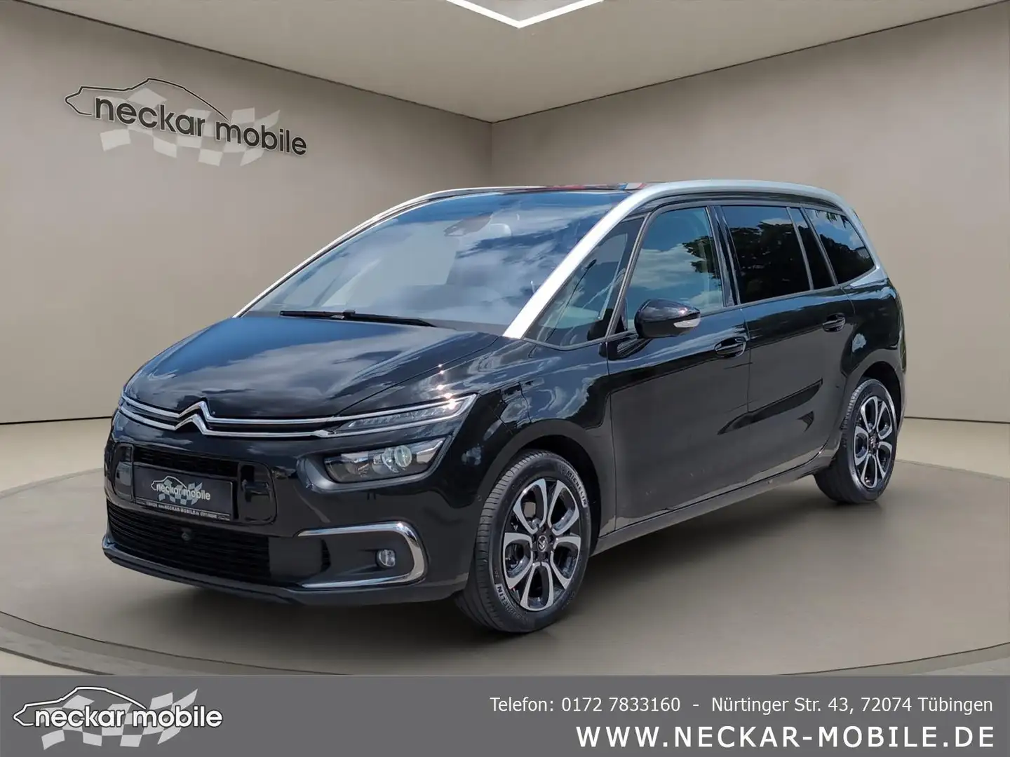 Citroen Grand C4 HDI 7Sitz Shine Pack PANO LED AHK KAM Noir - 1
