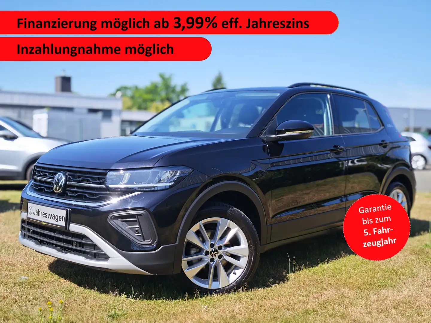Volkswagen T-Cross GOAL 1.0 TSI LED*ACC*SHZ*AppConnect* Schwarz - 1