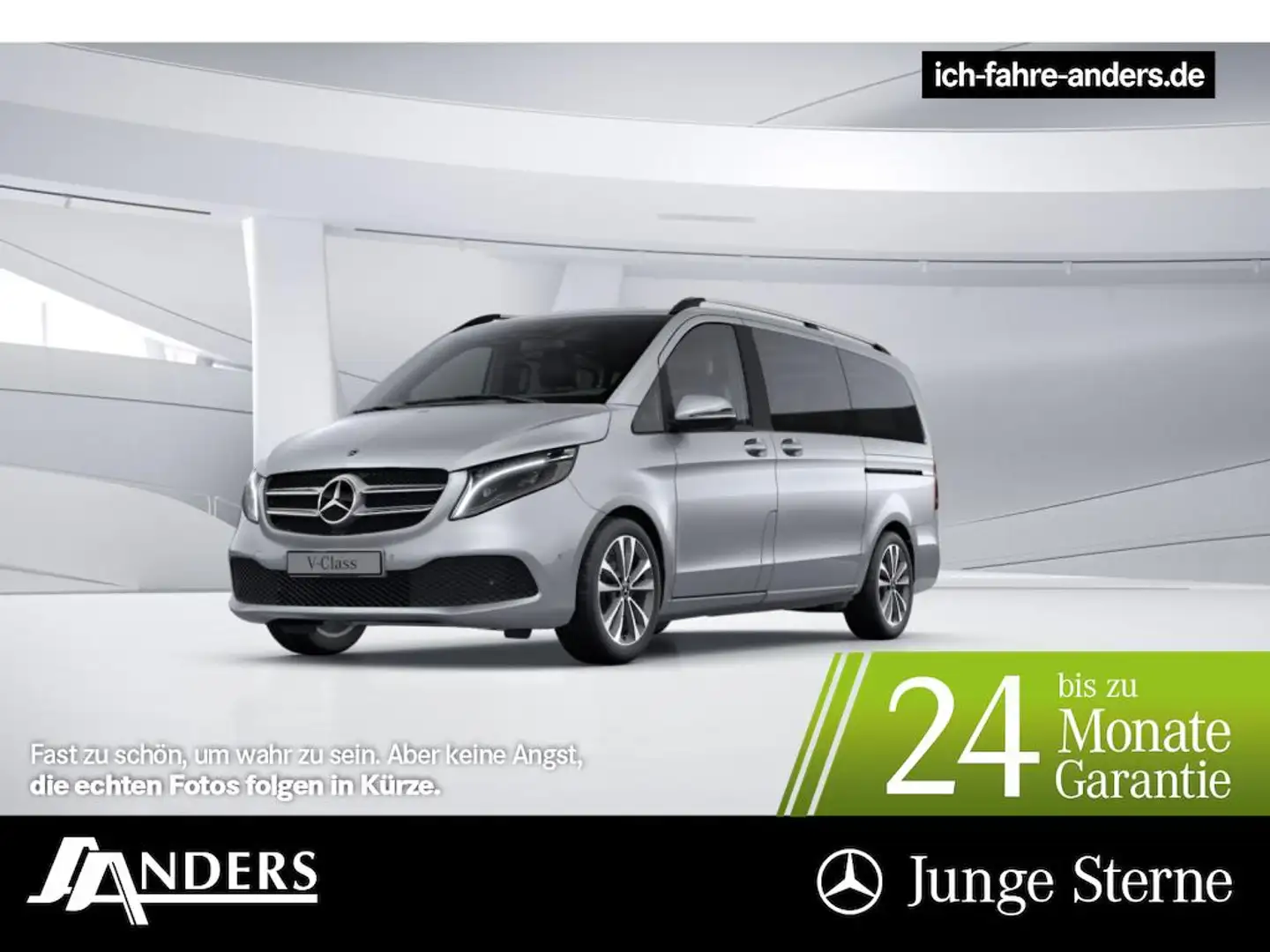 Mercedes-Benz V 300 Lang AHK 2,5t*LED*Standhzg*MBUX* Argent - 1