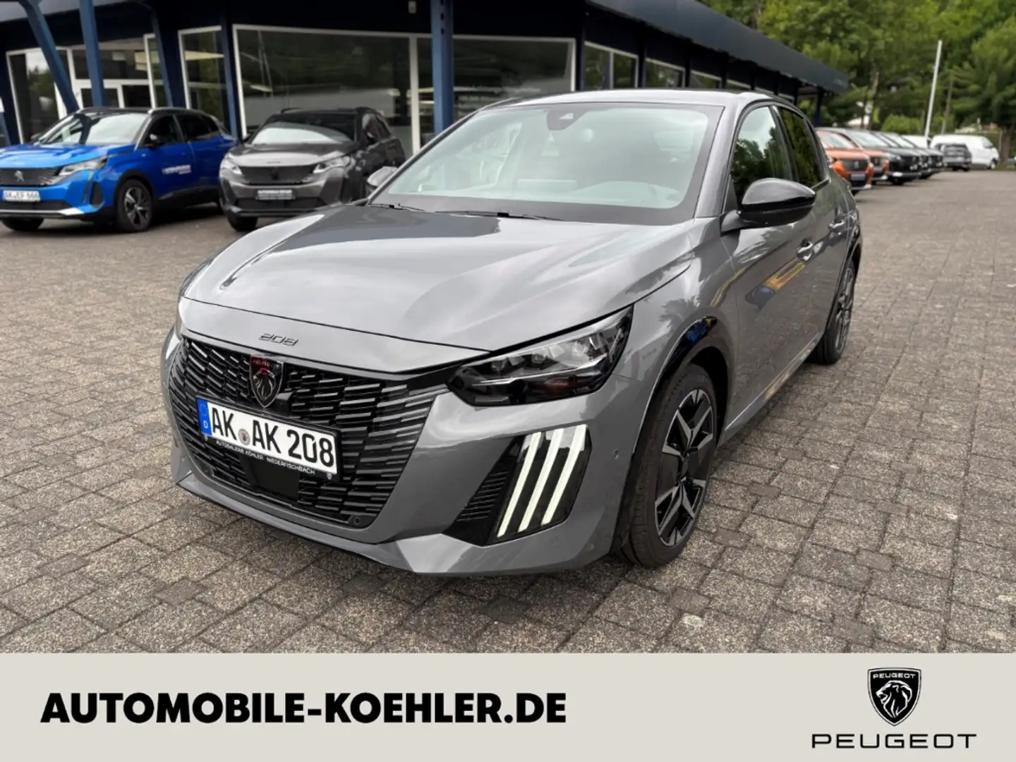 Peugeot 208 GT HYBRID 360°KAMERA DAB  SITZHZG ACC Grau - 1