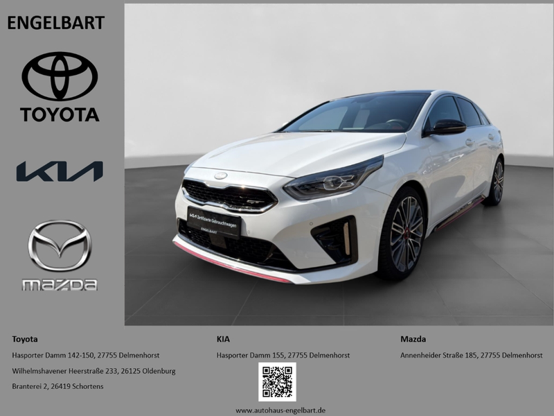 Kia ProCeed / pro_cee'd GT 1.6T Komfort-Paket Navi-Paket Komfort-Paket Gla