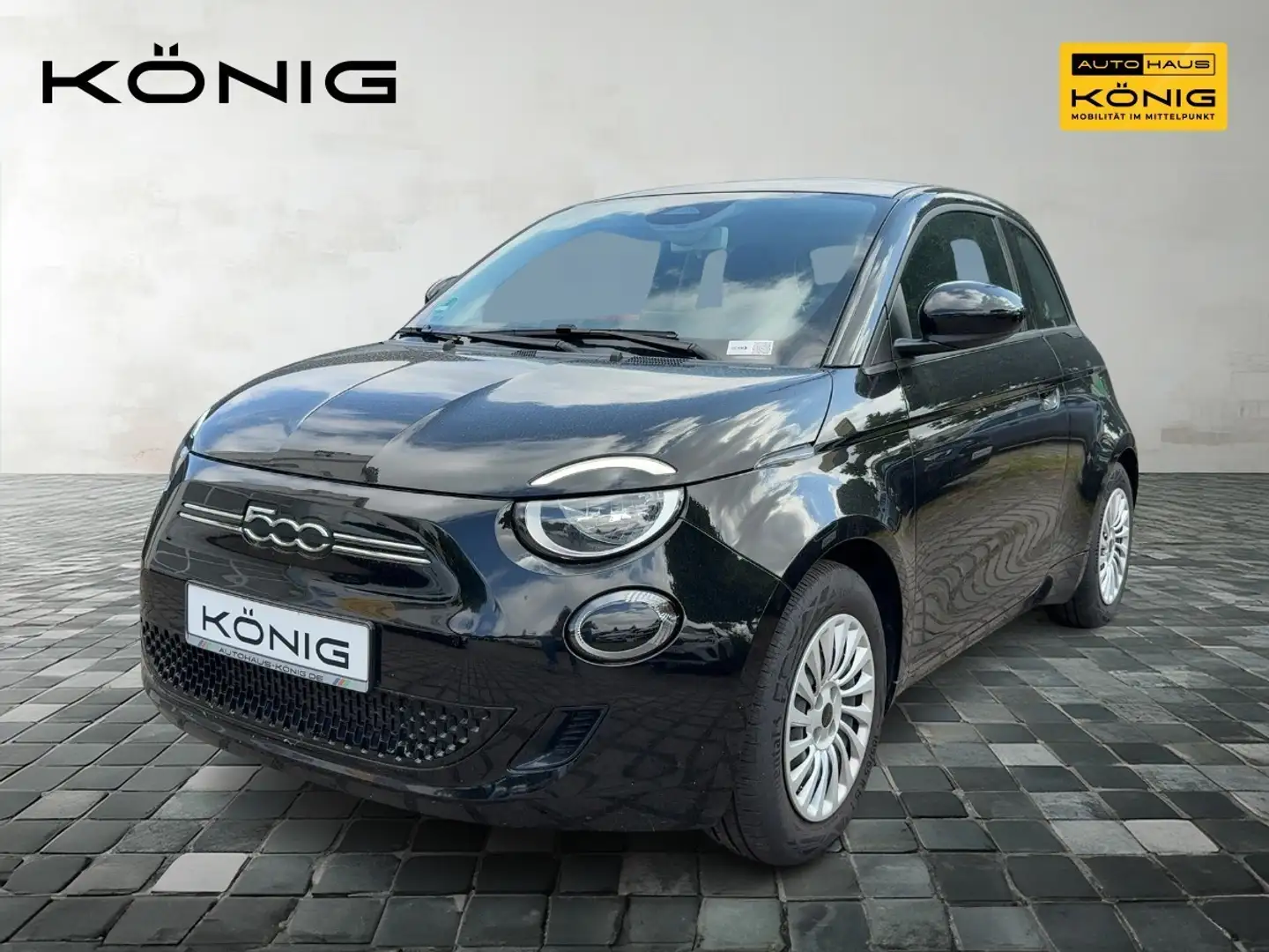 Fiat 500e Basis 42kWh Klimaautomatik*Carplay Schwarz - 1