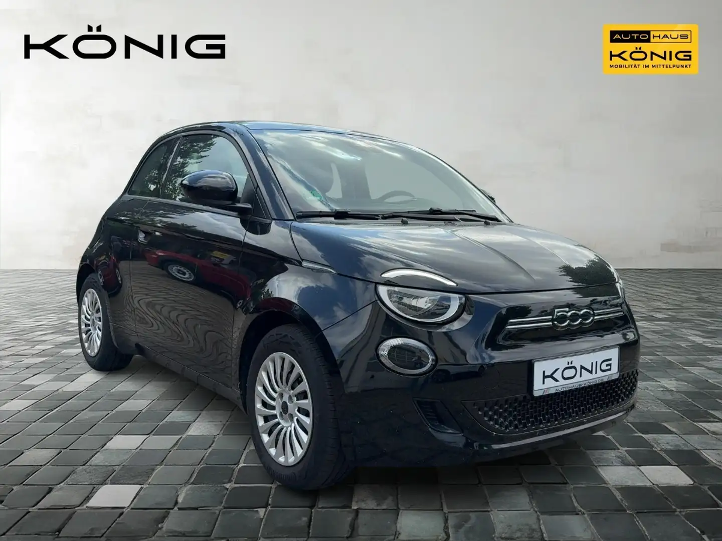 Fiat 500e Basis 42kWh Klimaautomatik*Carplay Schwarz - 2