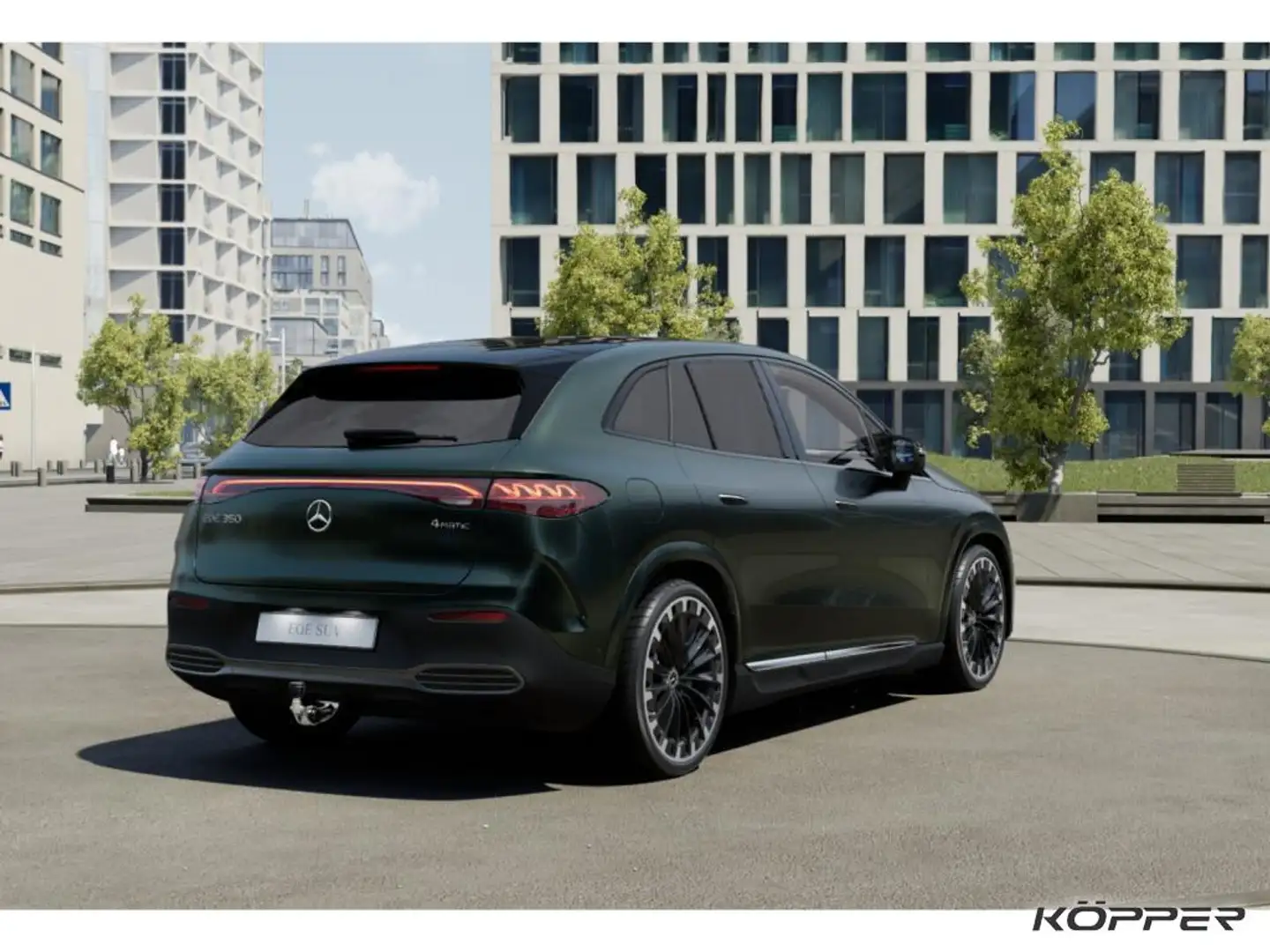 Mercedes-Benz EQE 350 4M SUV AMG Edition Airmatic AHK Head up Grün - 2