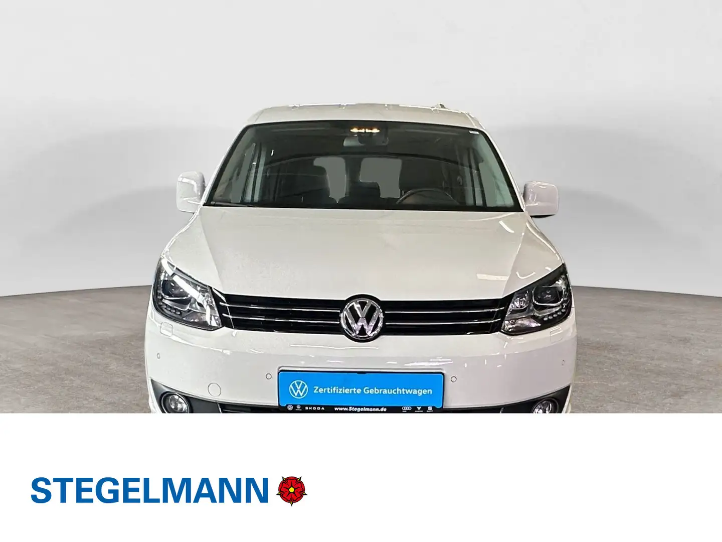 Volkswagen Caddy 1.6 TDI DSG Comfortline *Xenon*PDC*G Blanc - 1