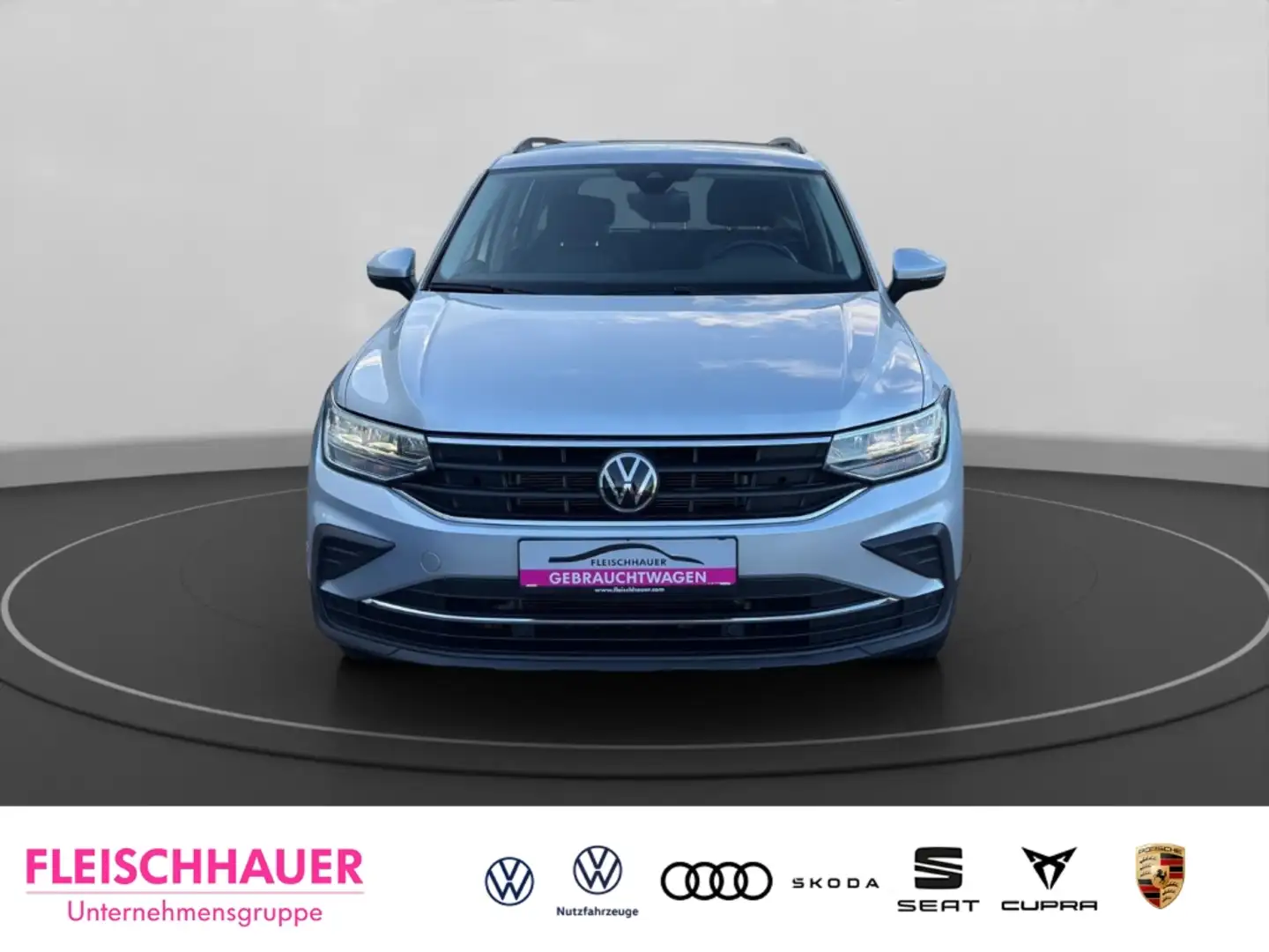 Volkswagen Tiguan 2,0 TDI AHK+Navi+RK+ACC+Climatronic+LED+CarPlay Silber - 2