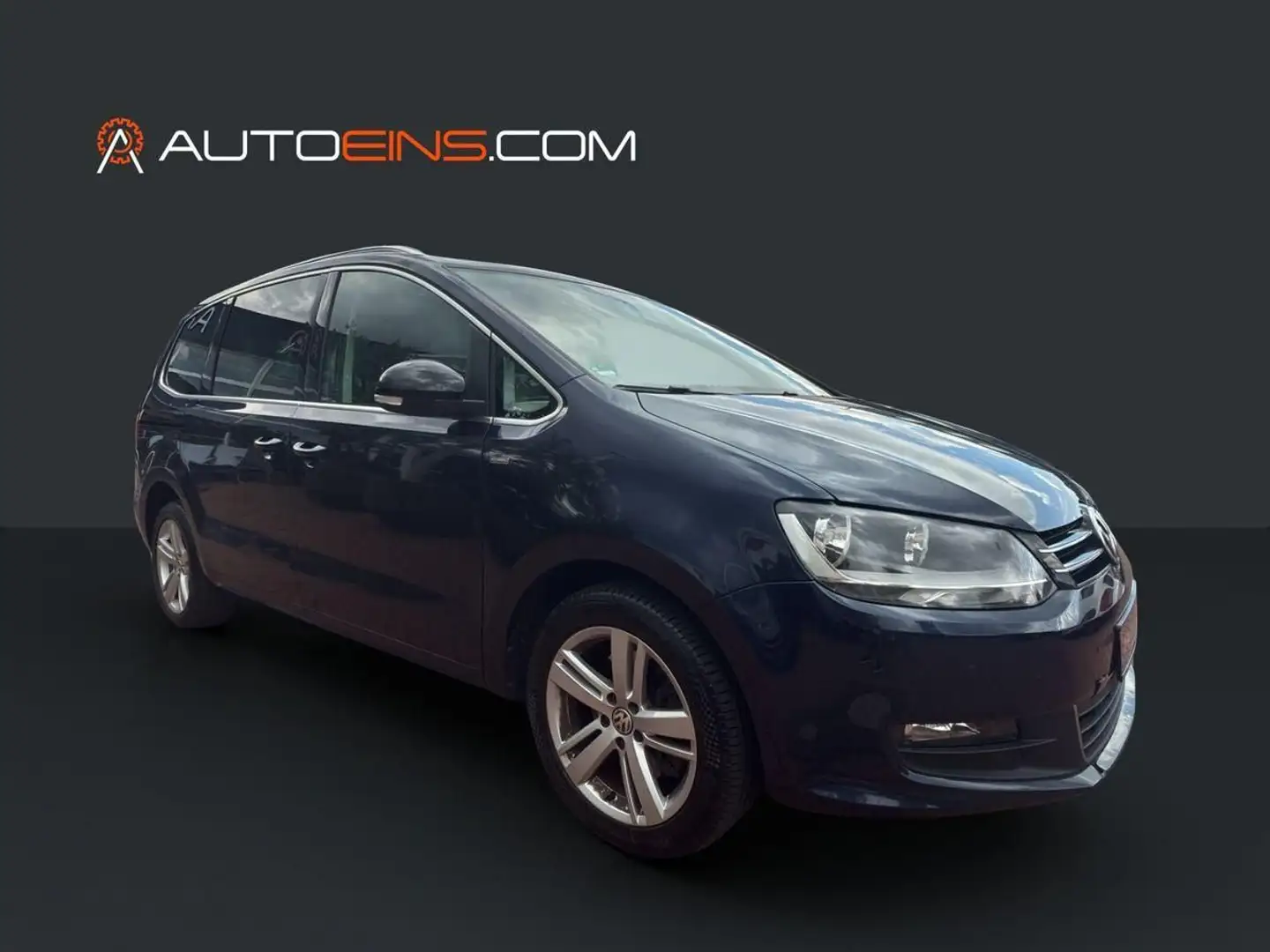 Volkswagen Sharan Match 2.0 TDI*Navi*Klima*AHK*PDC*SHZ* Blau - 1