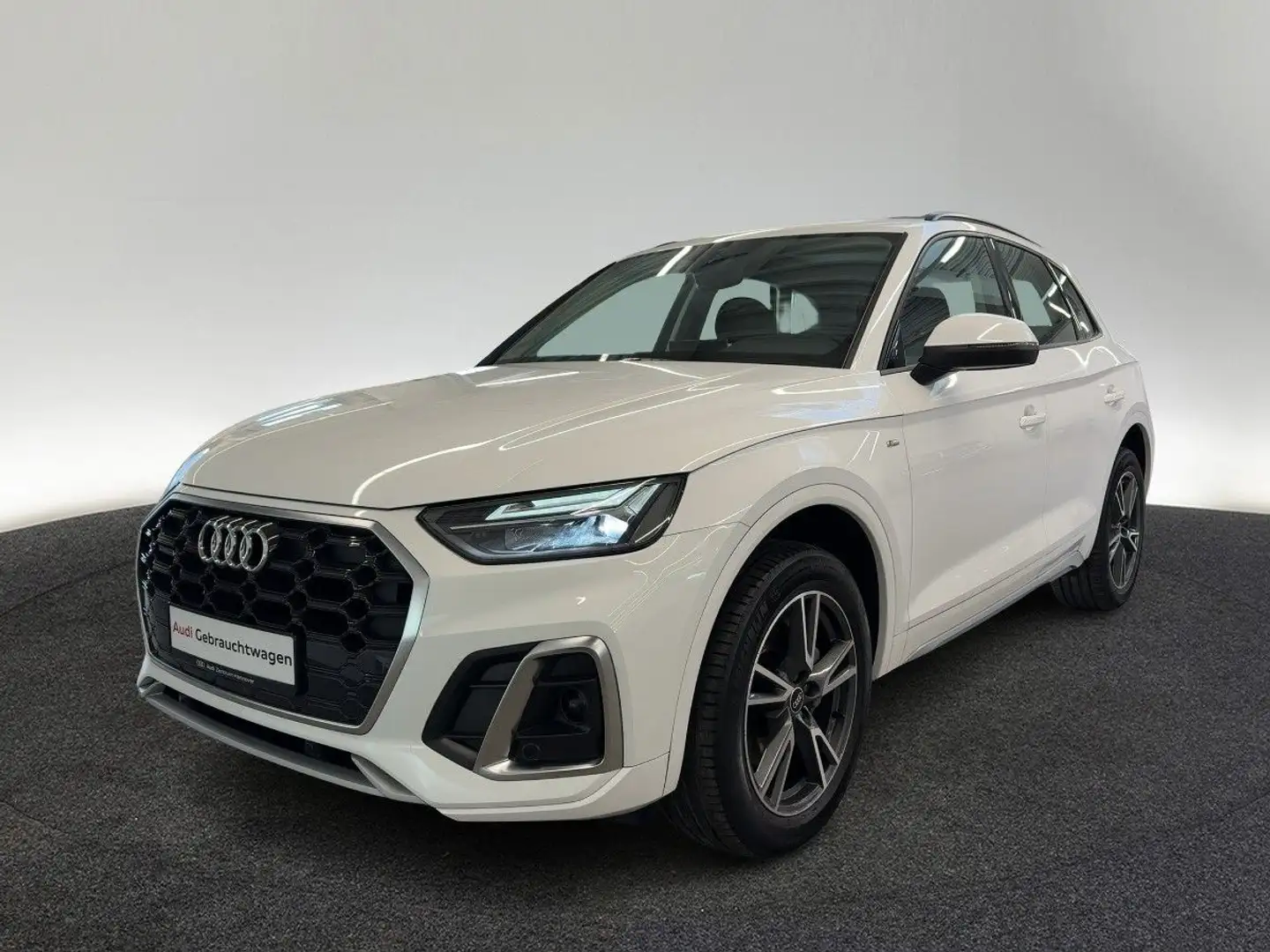 Audi Q5 S line 40 TDI quattro AHK LED Navi Blanco - 2