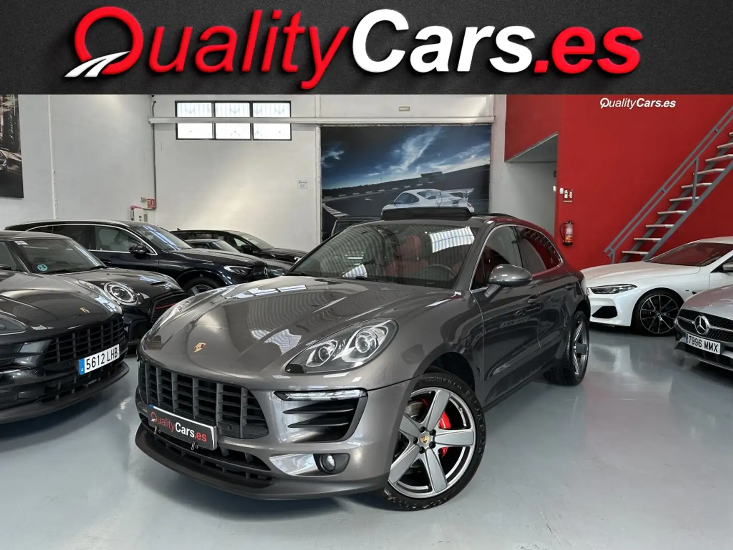 Porsche Macan S Aut. Gris - 1