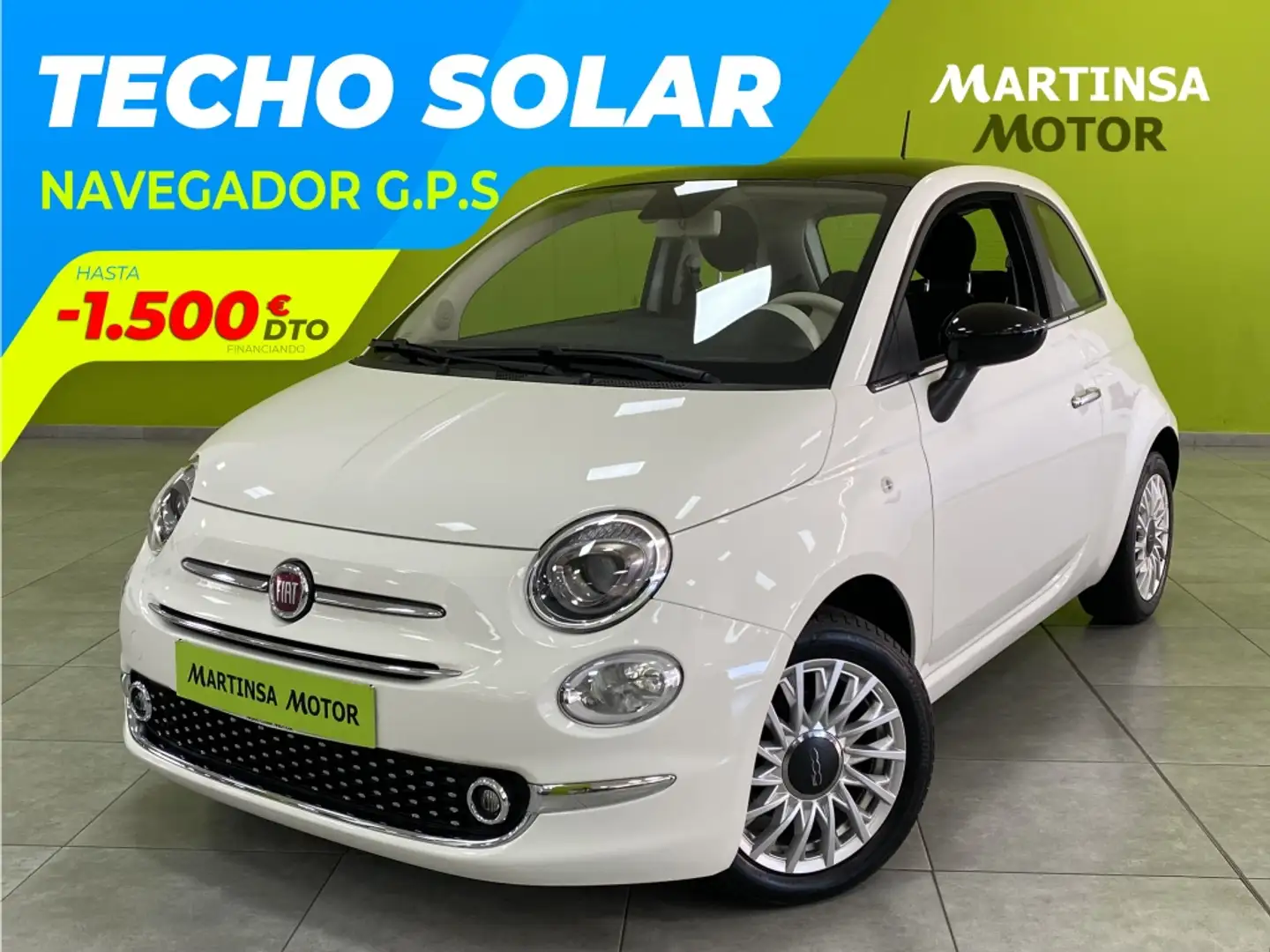 Fiat 500 1.0 Hybrid Dolcevita 52kW Blanco - 1