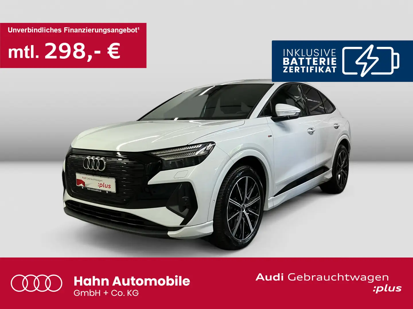 Audi Q4 e-tron 50 Sportback quattro S line AHK Matrix Weiß - 1