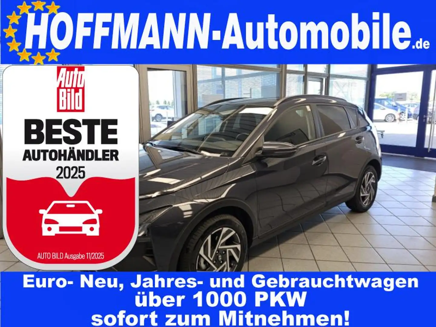 Hyundai BAYON Bi-LED-Scheinw.,SHZ,Klima,Navi,Kamera Grau - 1