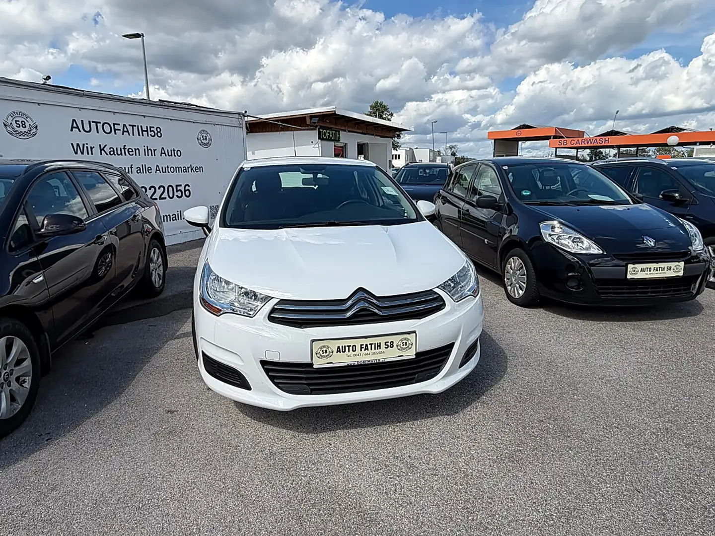 Citroen C4 1,6 HDi 90 Attraction Weiß - 1