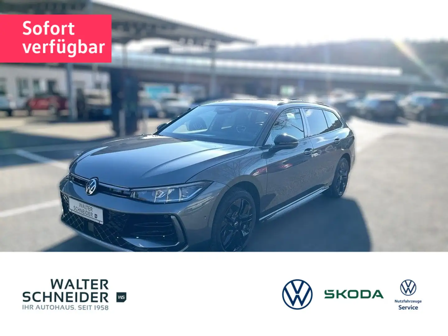 Volkswagen Passat Variant Passat R-Line 2.0 l TDI 193 PS DSG 4MOTION, AHK Grau - 1