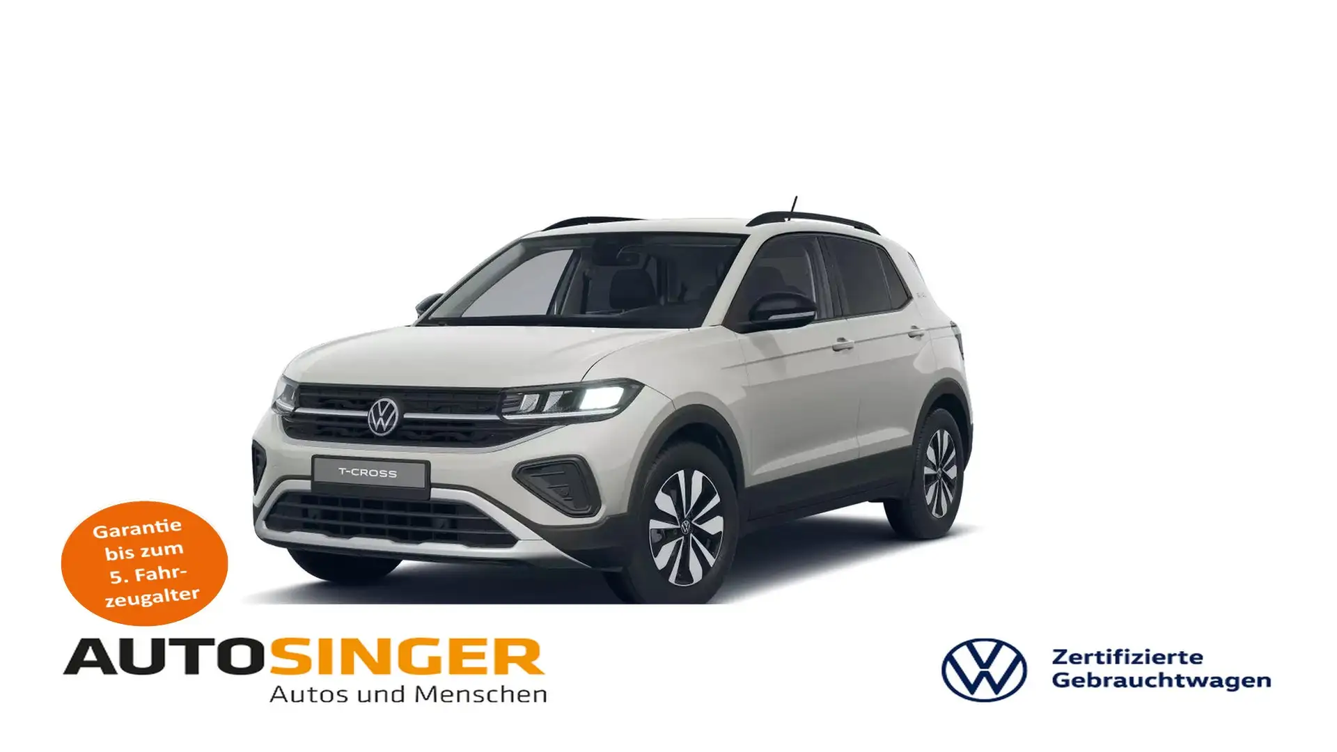 Volkswagen T-Cross Goal 1.0 TSI *LED*ACC*PDC*ALU*SHZ*TEL* Grau - 1