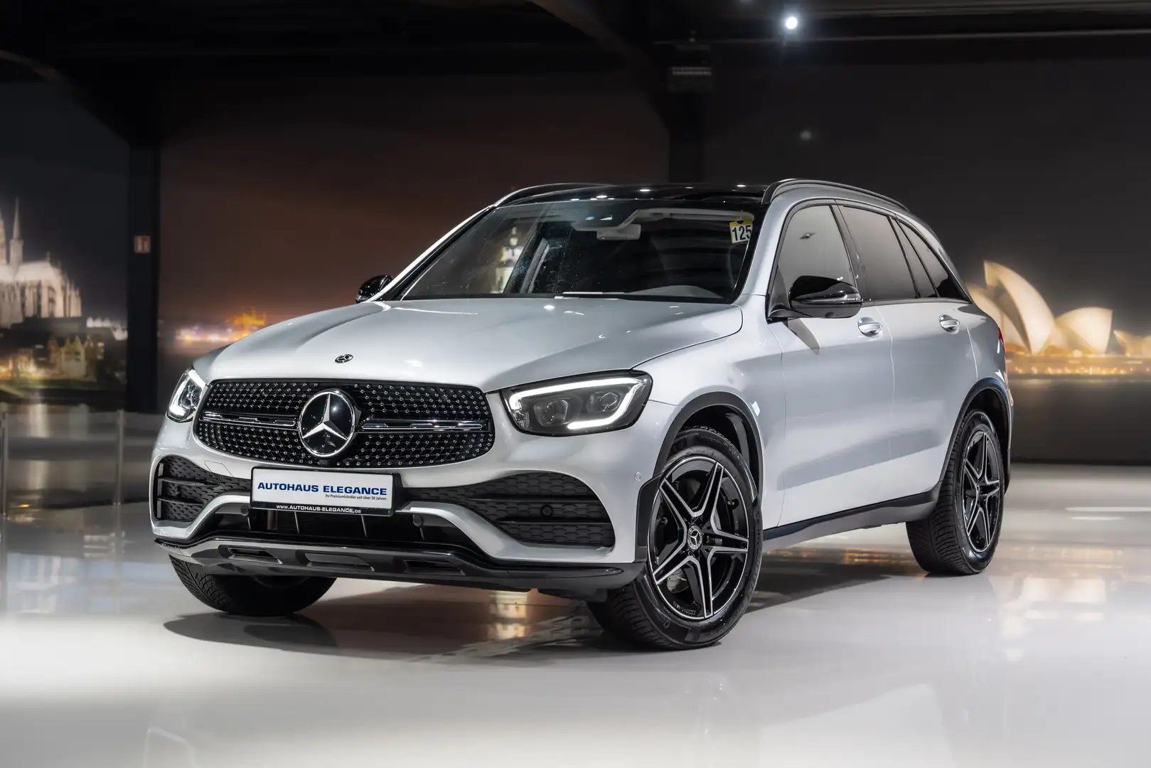 Mercedes-Benz GLC 400 d 4Matic*AMG-LINE*NIGHT-PAKET*PANO*AHK* Gris - 1