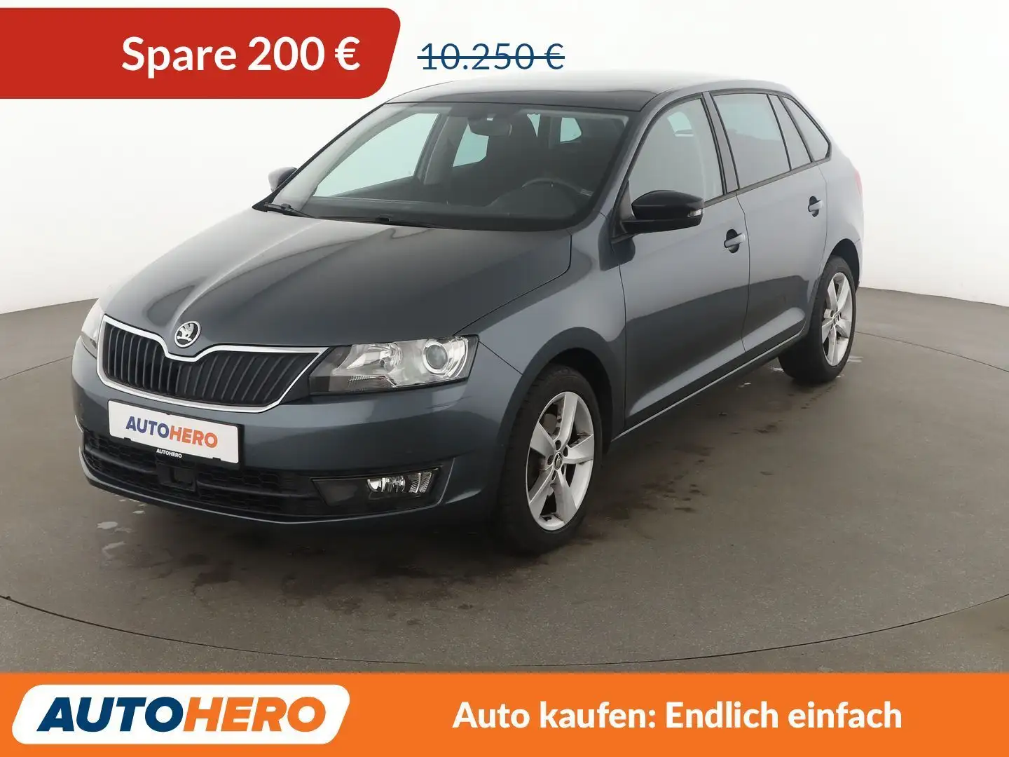 Skoda Rapid/Spaceback 1.2 TSI Emotion Plus*XENON*PDC*SHZ*PANO*KLIMA* Grau - 1