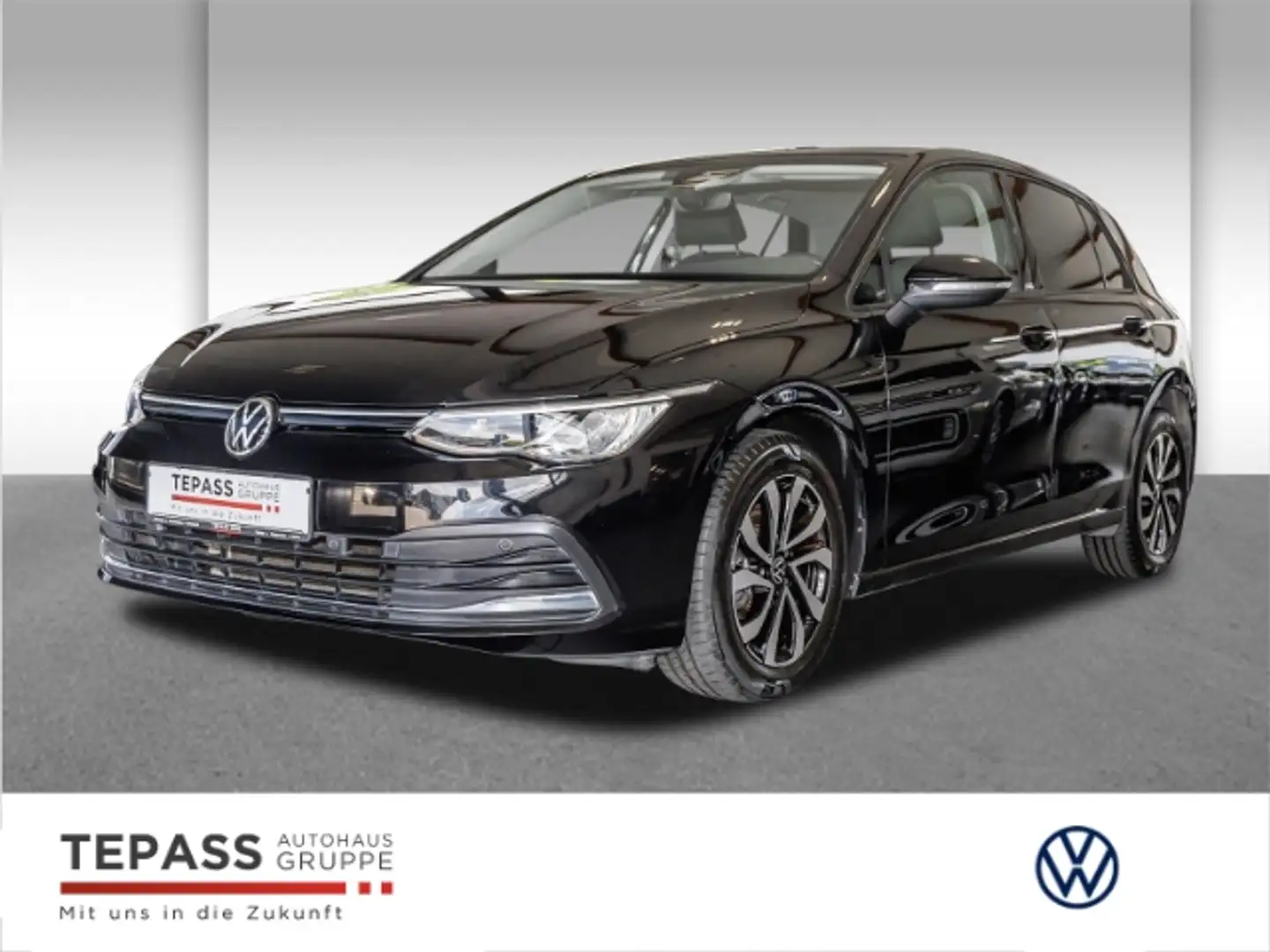 Volkswagen Golf VIII 1.5 TSI Active LED NAVI KLIMA SHZ PDC Negro - 1