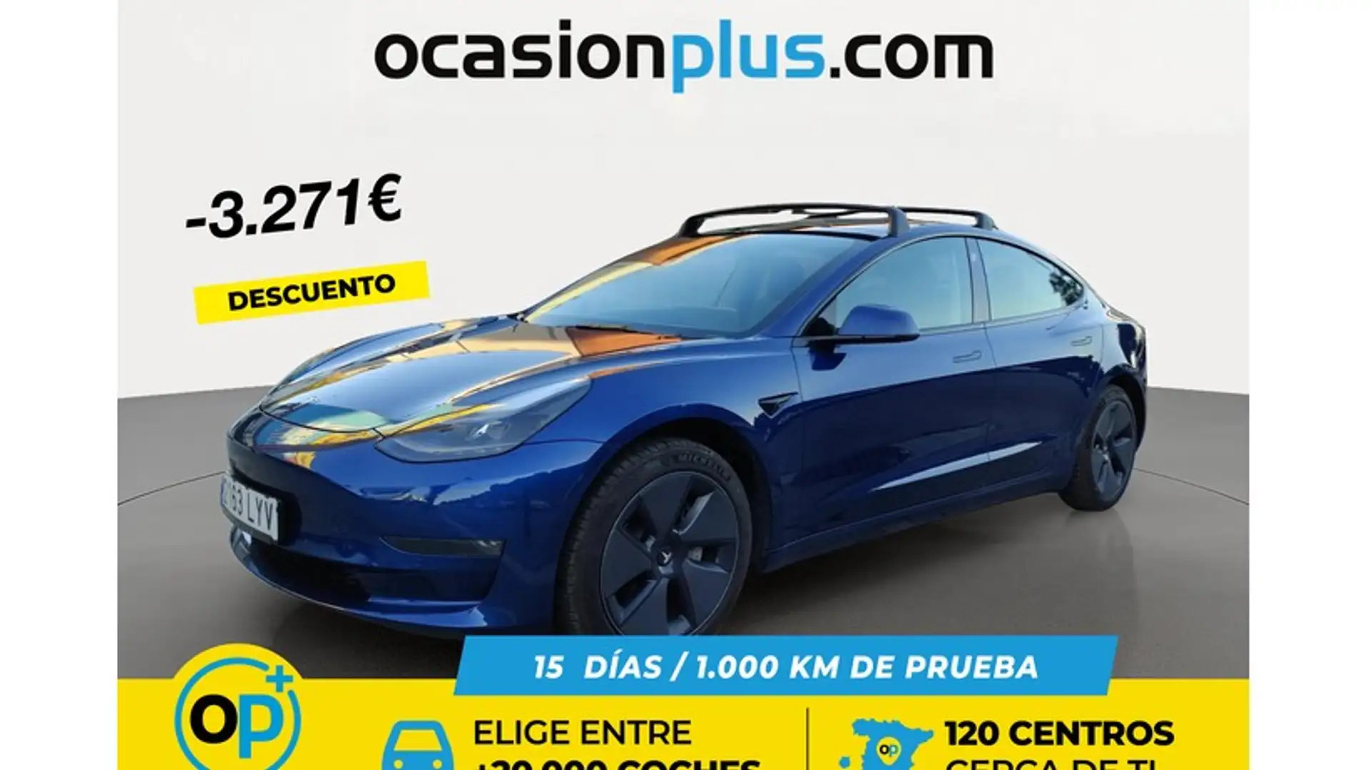 Tesla Model 3 Long-Range Dual Motor AWD Azul - 1