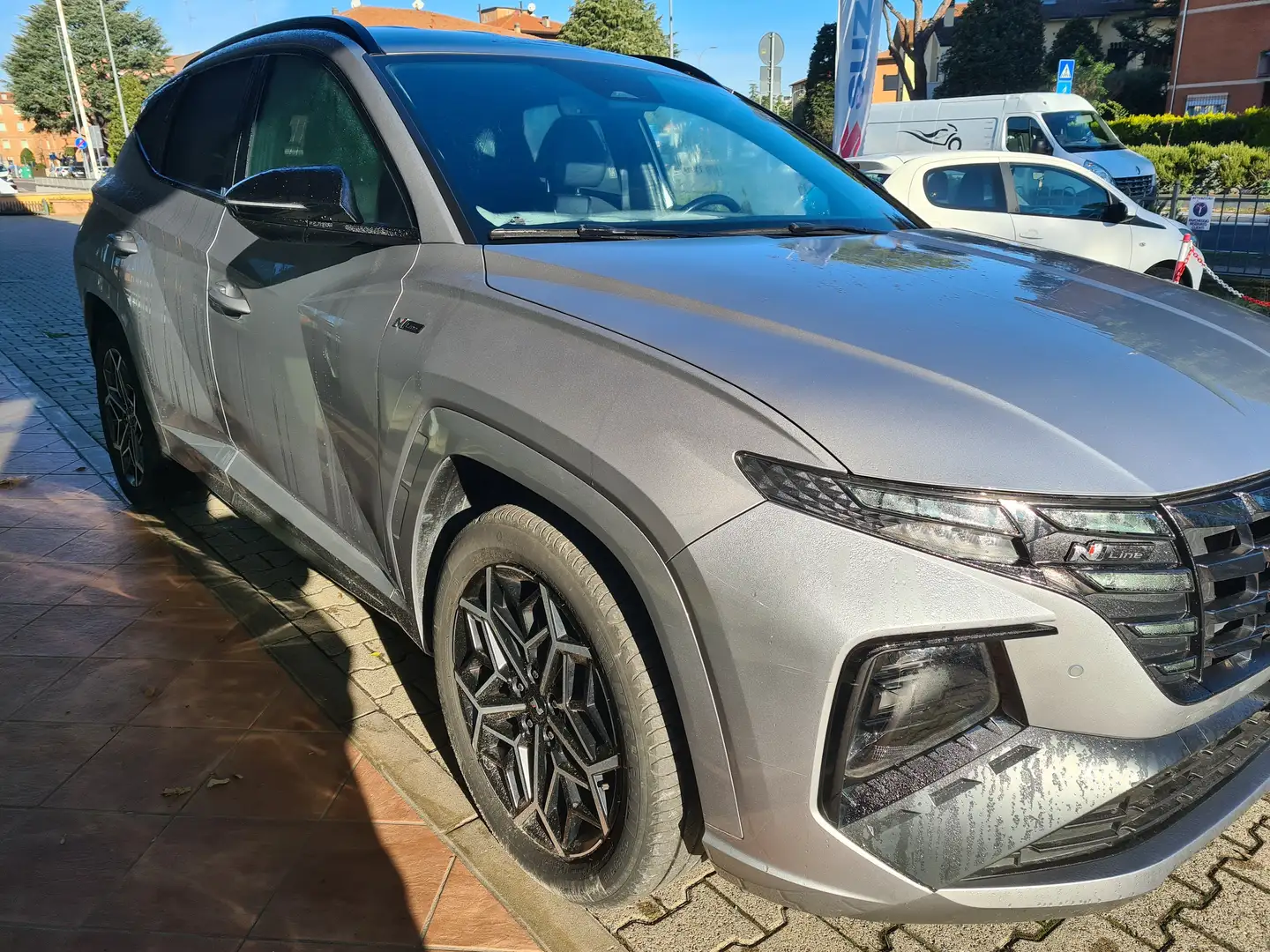 Hyundai TUCSON Tucson III 2021 1.6 hev NLine 2wd auto Argento - 2