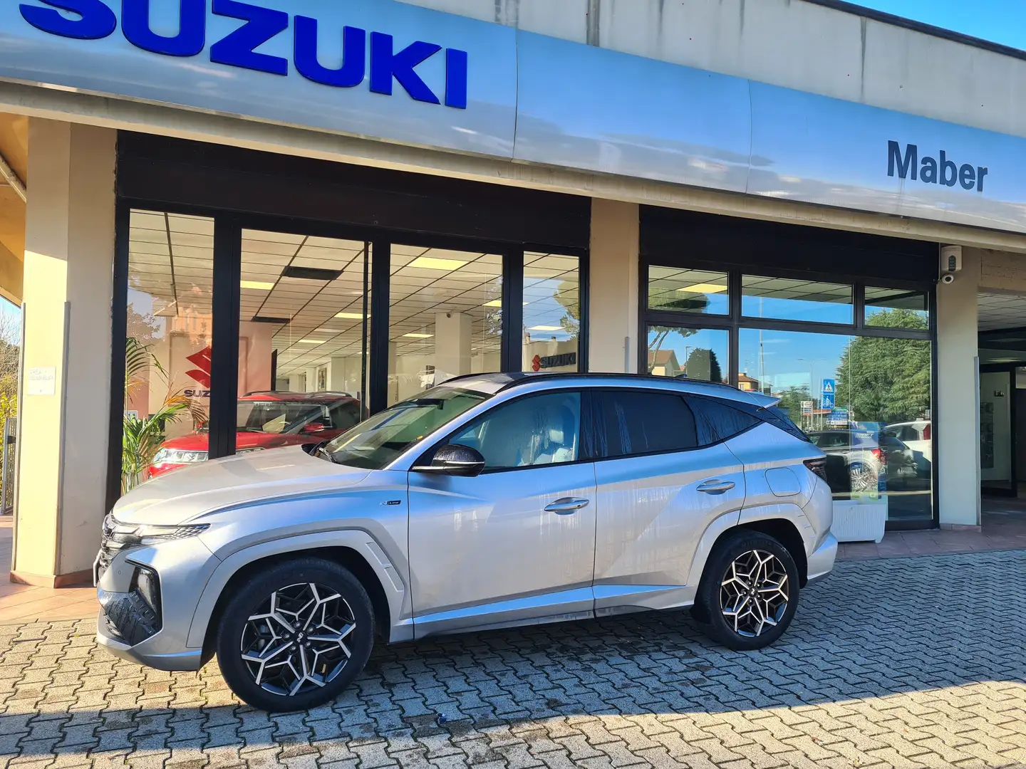 Hyundai TUCSON Tucson III 2021 1.6 hev NLine 2wd auto Argento - 1